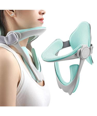 Adjustable Neck Brace - Cervical Support Breathable Front Neck Brace Adjustable | Forward Head Posture Correction Cervical Neck Traction for Watching Videos