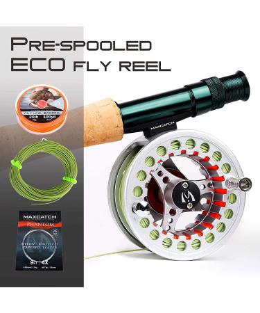 Maxcatch Extreme Fly Fishing Combo Kit - 5wt 90 4pc Rod, 5/6 Reel - Starter Outfit with Protective Travel Case - Buy Online on GoSupps.com