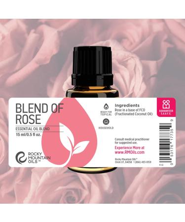 Shop Premium 15ml Rose Blend Essential Oil - International Shipping Available - Buy Online on GoSupps.com