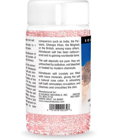 Source Naturals Crystal Balance Himalayan Bath Salt 25 Oz - Ancient Mineral Bath Therapy - Buy Online on GoSupps.com