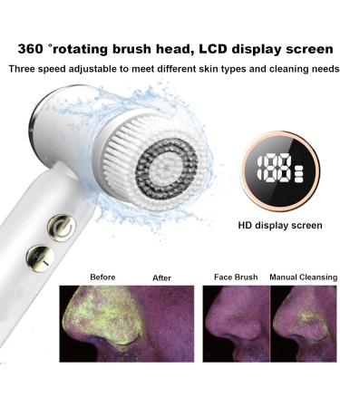 Buy KissDate 6 in 1 Electric Facial Cleansing Brush - Waterproof Exfoliator with 6 Brush Heads | Perfect Gift for Teens & Adults - Shop Internationally - Buy Online on GoSupps.com