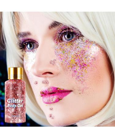  YUAB Thick face glitter waterproof glitter body gel - eyeshadow thick makeup for face hair nails nails glitter festival makeup Yuab cosmetic - Buy Online on GoSupps.com