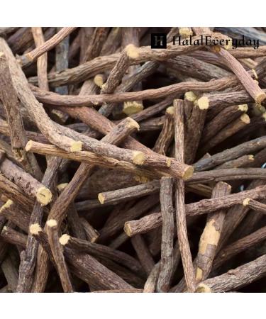 Natural Licorice Root Sticks - 100g (1/4 lb) - Vegan & Halal - 10-15 Sticks, 6-8 inches - All Natural - Buy Online on GoSupps.com