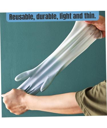 Cleaning Gloves Kitchen Gloves Reusable Dishwashing Gloves Rubber Gloves Anti Slip Household Gloves for Bathroom for Palm Width 3.6''-3.9 - Buy Online on GoSupps.com