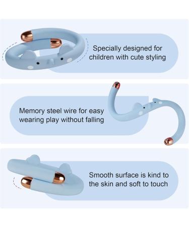 Mosquito Repellent Bracelets for Kids & Toddlers | Reusable DEET-Free & Waterproof Insect Bands | Outdoor Camping Essentials (Blue - Buy Online on GoSupps.com
