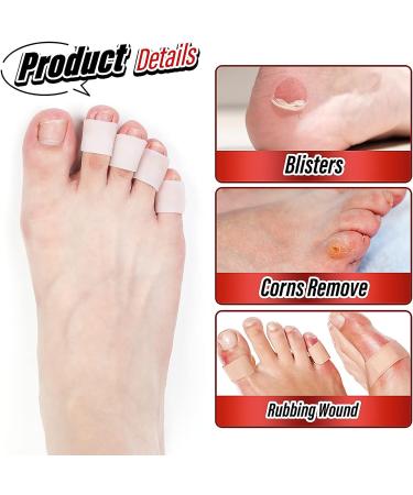 WLLHYF 20 Pieces Gel Toe Protectors - Breathable Toe Covers for Bunion Overlap Toe Hammer Toes - White Toe Sleeves for Pain Relief - Buy Online on GoSupps.com