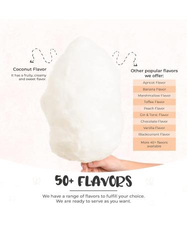 Baking Beauty and Beyond Premium 800g Coconut Flavour Floss Sugar - Natural Ingredients for Cotton Candy - Bulk Flossing Sugar for Every Occasion - Buy Online on GoSupps.com