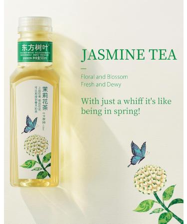 ORIENTAL LEAF Unsweetened Iced Tea Bottled Jasmine Tea 500 ml Bottles 15 Pack Bottled Iced Tea Drinks Sugar Free 0 Calories unsweet jasmine - Buy Online on GoSupps.com