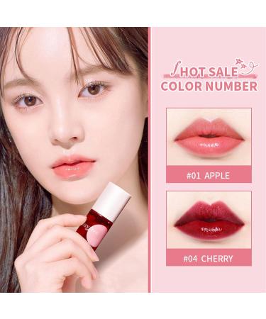 Jingling 4-Pack Lip & Cheek Tint Stain | Mini Liquid Lipstick Moisturizing Lip Gloss - Waterproof Natural Makeup for Women (4 7ml) - Buy Online on GoSupps.com