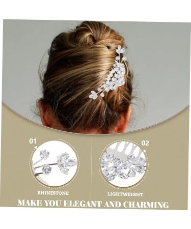 FRCOLOR Bride Wedding Hair Comb Flower Side Comb - Buy Online on GoSupps.com