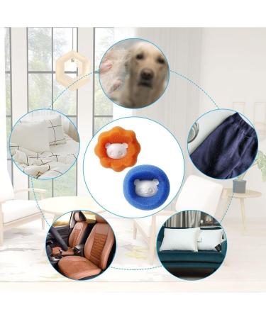 4 Pack Pet Hair Remover for Laundry Laundry Balls Hair Catcher Washing Machine Lint Remover Reusable - Pet Fur Laundry Catcher Hair Remover for Laundry Clothes Bedding - Buy Online on GoSupps.com
