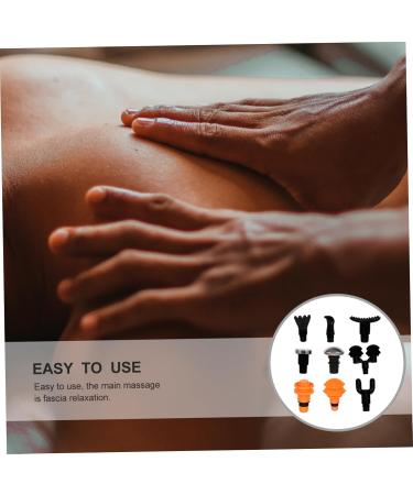 Outanaya 9-Piece Massage Head Set | Replacement Fascia Accessories & Tools for Percussion Massage Devices - Buy Online on GoSupps.com