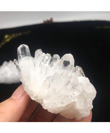Natural Crystal Rough White Clear Quartz Crystals Cluster Specimen for Stones Home Decoration Crystal Cluster - Buy Online on GoSupps.com