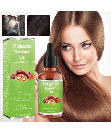 YOECO Batana Oil - 100% Organic Hair Growth Oil for Men & Women | Promotes Hair Wellness & Skin Radiance | Smooth & Nourish (3x2.0 Oz - Buy Online on GoSupps.com