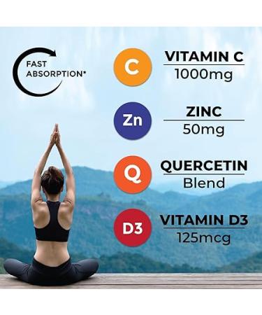 8 in 1 Immune Support Booster Supplement with Elderberry Vitamin C and Zinc 50mg Vitamin D 5000 IU Turmeric Curcumin & Ginger B6 Echinacea (8 in 1 Gummies (Pack of 1) - Buy Online on GoSupps.com