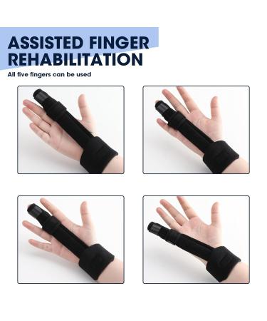 Full Finger Support Splints for Arthritis Trigger Thumb - Removable Hand Brace for Pain Relief - Buy Online on GoSupps.com