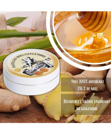 Set of 5 Boxes Honey Ginger | Sant'Angelo Lozenges | Traditional Sweets 100% French - Buy Online on GoSupps.com