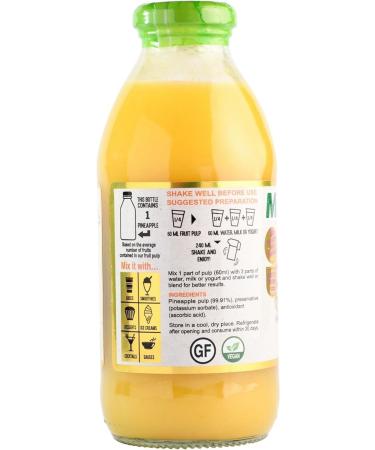 Mikhuna Pineapple Fruit Pulp 475ml - Ideal for Juice, Smoothies, Desserts, Cocktails, Ice Cream & Sauces - Buy Online on GoSupps.com