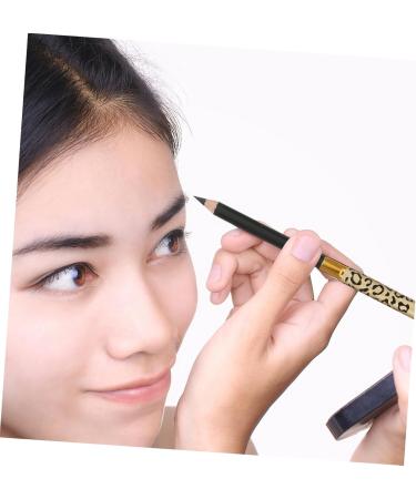 AUTSUPPL 2pcs Makeup Eyebrow Pencils Waterproof Black Eyeliner Highlighter Pencil White Eyeliner Uk) 1 count (Pack of 1) Black - Buy Online on GoSupps.com