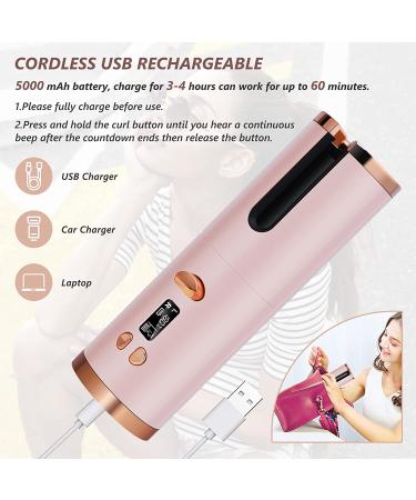 Unbound Cordless Auto Hair Curler - Anti-Tangle Wireless Curling Iron for Long Hair - Buy Online on GoSupps.com