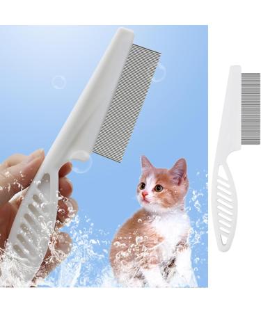 2Pcs Flea Comb Flea Comb for Dogs Cat Comb Tear Stain Removal Cat Comb for Grooming and Dehairing Face and Paws Tooth Comb Grooming Set Remove Float Hair Tear Marks Tick Removal Tool - Buy Online on GoSupps.com