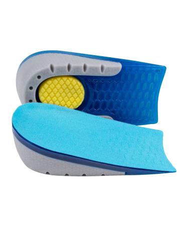 Altartar heel spur Obesents Orthopedic jug inserts heel cushion heel pillow for shoes heel protection silicone women men men heel heeling 35mm for alleviating plantar fasciitis blue 3.5cm