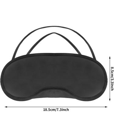 10 Soft & Breathable Sleep Masks for Side Sleepers - Light-Blocking Adjustable Blindfolds for Men Women & Kids - Black - Ideal for Comfortable Sleep - Buy Online on GoSupps.com