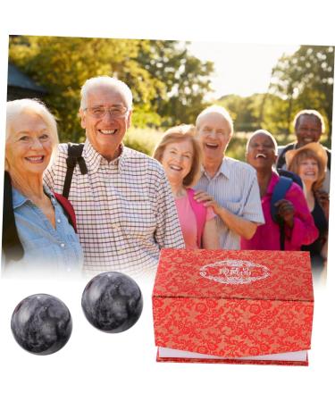 Buy Minkissy Fitness Ball for Older Adults - Natural Jade Massage & Exercise Balls for Hand Strengthening & Hiking - Buy Online on GoSupps.com