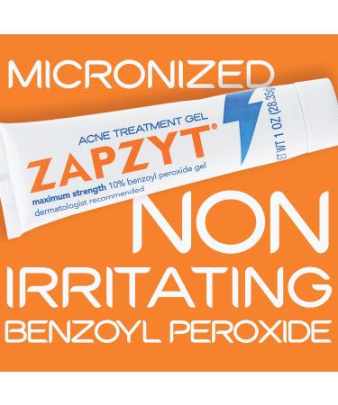 Zapzyt Acne Treatment Gel Maximum Strength 1.0 oz - Pack of 6 | Fast International Shipping - Buy Online on GoSupps.com