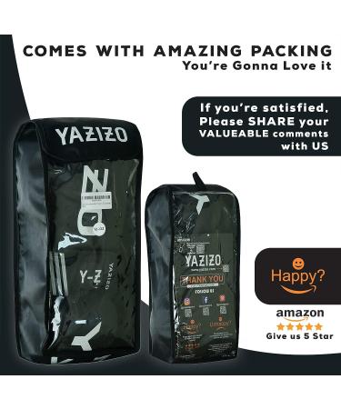 Yazizo Boxing Gloves Sparring & Muay Thai Mitts - Black/White 12oz - Buy Online on GoSupps.com