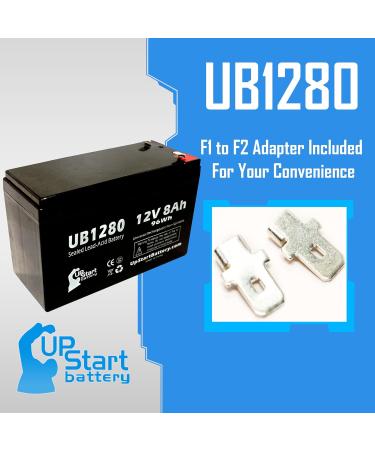 APC Back-UPS RS 500VA Replacement Battery - UB1280 Universal Sealed Lead Acid (12V 8Ah) with F1 to F2 Terminal Adapters - Compatible with CP1500AVRLCD - Buy Online on GoSupps.com
