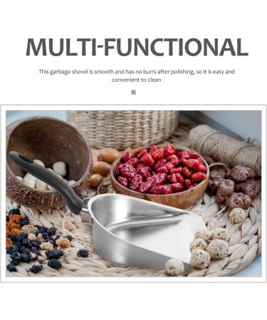 Fireplace Countertop Dustpan Stainless Steel Mini Cleaning Dustpan Gardening Handheld Ice Metal Food Candy Dry Goods Scoop Metal Dustpan Metal Dustpan - Buy Online on GoSupps.com