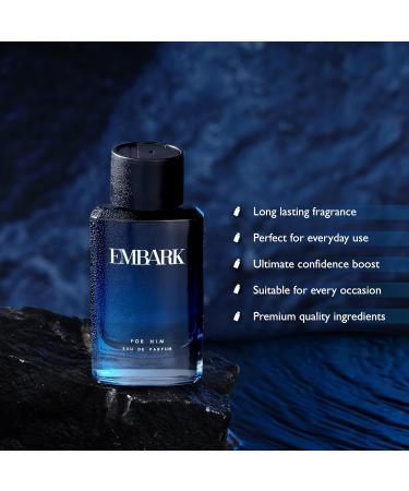 EMBARK My Story For Him Liquid Perfume For Men - 100Ml | Premium Eau De Parfum | Aquatic And Citrus Fragrance - Buy Online on GoSupps.com