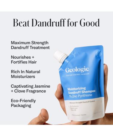 Geologie Moisturizing Dandruff Shampoo - 1% Zinc Pyrithione | Effective Dandruff Relief - International Shipping Available - Buy Online on GoSupps.com