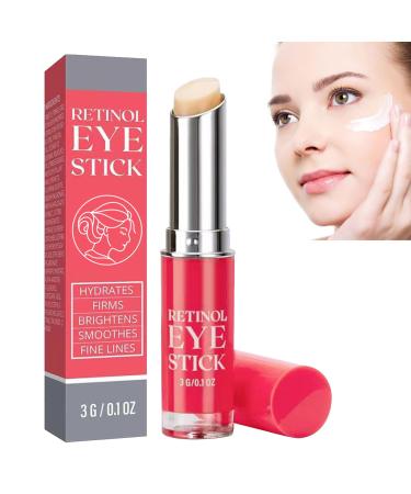 KOAHDE Retinol Eye Stick for Dark Circles Retinol Eye Anti Wrinkles Cream Eye Smoothens Wrinkles Stick Reduces Fine Lines and Dark Circles Anti Wrinkle Eye Cream for Puffy Eyes Under Eye Cream 1PC