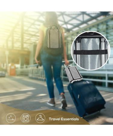 Travel Shoe Bag: Upgraded AXJ Shoe Bag with Anti-loss Keychain, Two-way Carabiner, and Hidden Pouch - Stylish Sneaker Bag for Men & Women (Grey) - Buy Online on GoSupps.com