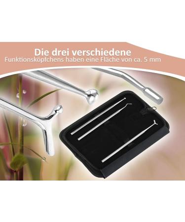 3-Piece Acupressure Pen Set | Scar Stick & Acupuncture Massage Tools in Storage Case - Special Designs - Buy Online on GoSupps.com