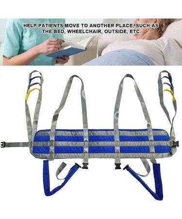 Toileting Sling Patient Lifter Lift Equipment Full Body Patient Lift Toileting Sling Lifter Heavy Duty Transfer Belt Rehabilitation Aid Gait Training Device for Disabled Elderly Blue - Buy Online on GoSupps.com