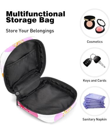 Portable Sanitary Napkin Storage Bags - Floral Period Kit Holder for Women & Girls - Buy Online on GoSupps.com
