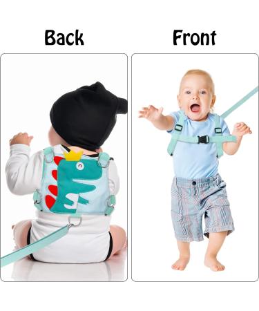QINREN Toddler Dinosaur Safety Harness with Anti Lost Leash - Green | For Boys and Girls 1-5 Years - Buy Online on GoSupps.com