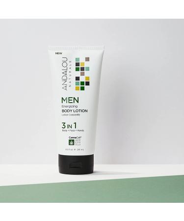 Andalou Naturals CannaCell MEN Energizing Body Lotion - 8.5 oz | Natural Moisturizer for Men - Buy Online on GoSupps.com