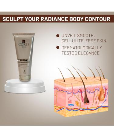 Buy Body Contour Corps Lignea Non-Abrasive Exfoliant Scrub | Anti-Cellulite 200G - Best International Shipping - Buy Online on GoSupps.com