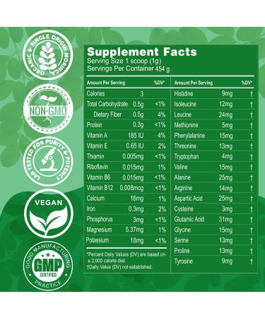 Grenera Organic Moringa Powder - 2.2 lbs (35.2 oz) | Moringa Oleifera Leaf Powder Lab Tested for Purity | Moringa Powder Organic Perfect for Smoothies Drinks Tea & Recipes | 100% Raw from India 35.2 Ounce (Pack of 1) - Buy Online on GoSupps.com