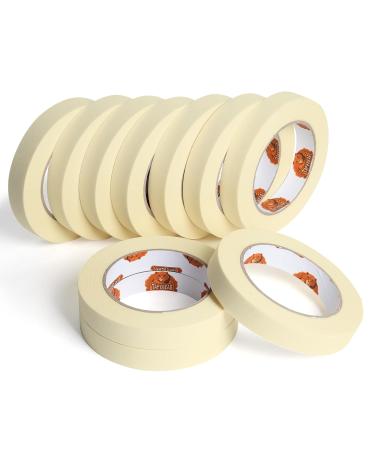 General Purpose Masking Tape 0.7 Inches x 60 Yards - Beige White