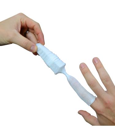 RE-GEN Tubular Gauze Finger Toe Digit Bandage Dressing 2m x 2.5cm + Applicator | Size 12 | Ideal for Bulky Fingers & Toes - Buy Online on GoSupps.com