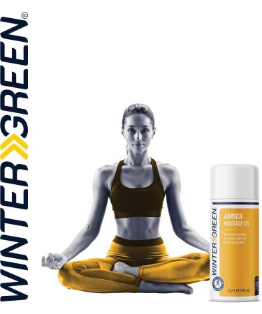 Wintergreen Arnica Massage Oil 500ml - Soothing Pain Relief | International Shipping - Buy Online on GoSupps.com
