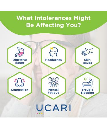 UCARI Intolerance & Food Sensitivity Test Kit | 1500+ Food, Environmental & Skin Tests | Non-Invasive Bioresonance Health Testing | Fast Results - Buy Online on GoSupps.com