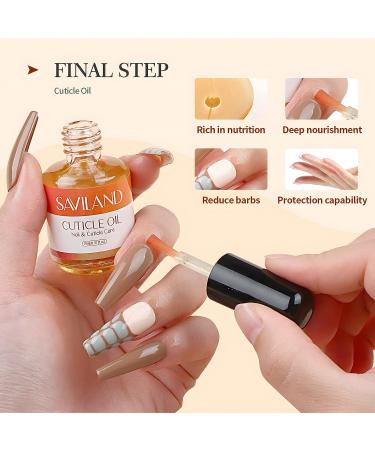 SAVILAND Nail Prep Kit: Dehydrator, Primer & Cuticle Oil Set - 13PCS, Non-Acid PH Bond for Gel Nails - Buy Online on GoSupps.com
