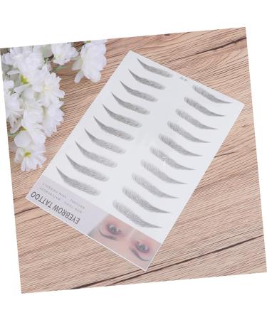 Housoutil 2pcs 3d Eyebrow Stickers Imitation False Eyebrow Stencils Transfer Stickers Eyebrow Trimming 6d - Buy Online on GoSupps.com