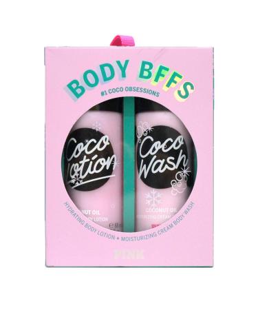 Victoria's Secret Pink Gift Set Body BFFs 2 Piece Coco Lotion & Wash